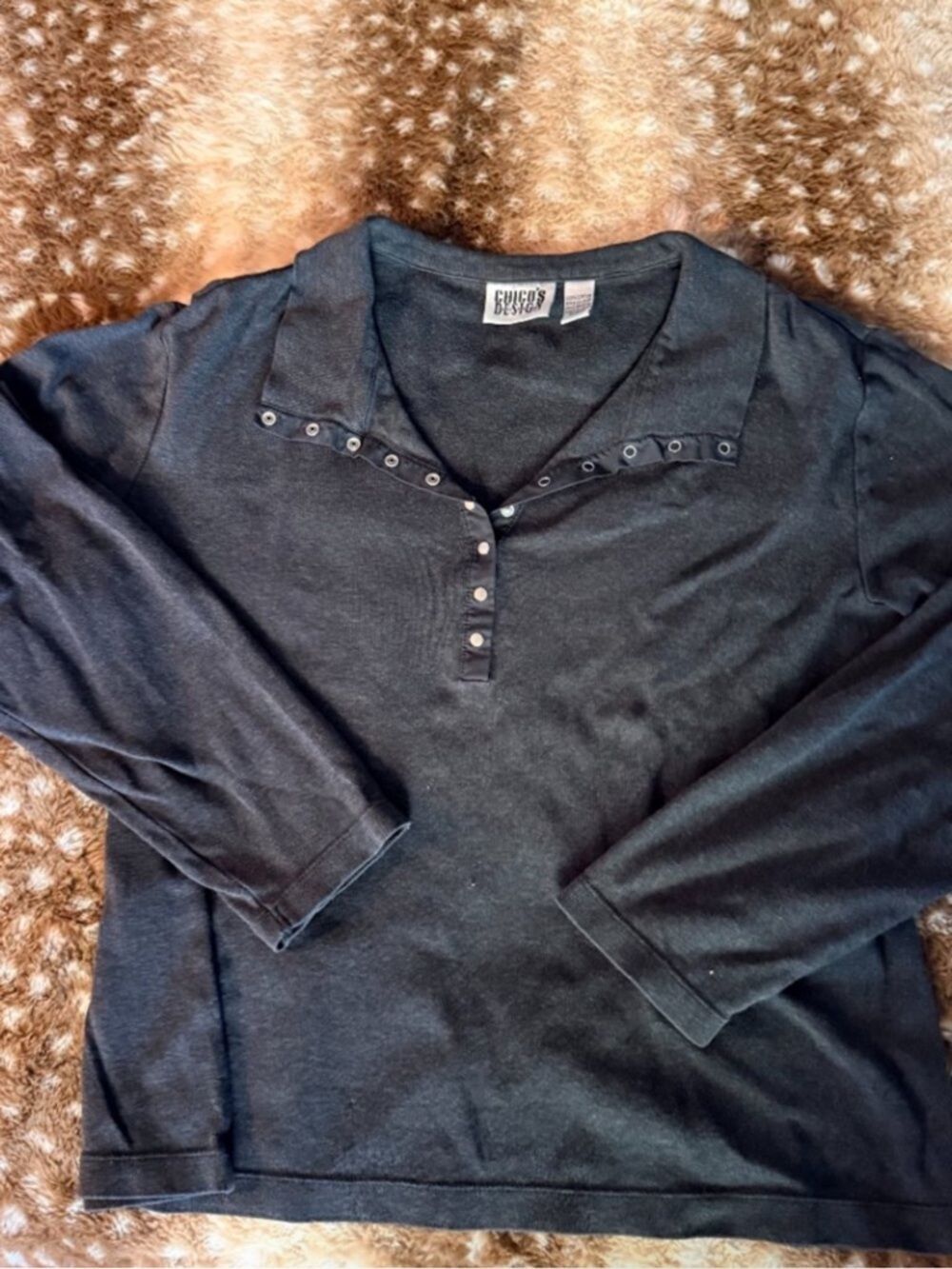 Chico’s top basic minimal long sleeve bundle size L - Picture 8 of 8